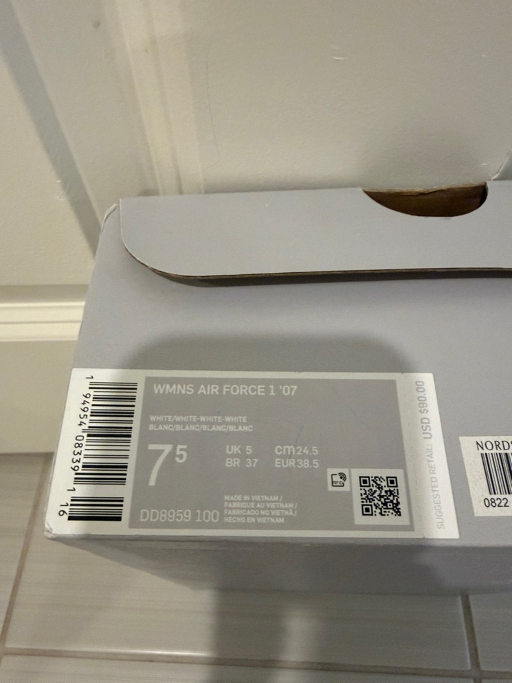 Nike women’s AF1 Air Force ones ‘07 - Picture 14 of 15